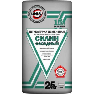 Штукатурка "Юнис-Силин" фасадный 25кг