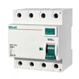 УЗО DEKraft  4Р 40А/30mA