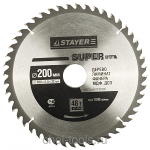 Диск пильный Дерево Super-Line 200х32мм 48Т, шт