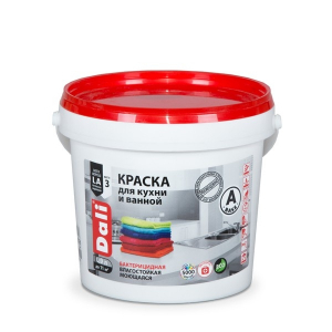 Краска латексная DALI для кухни и ванной 0,9л