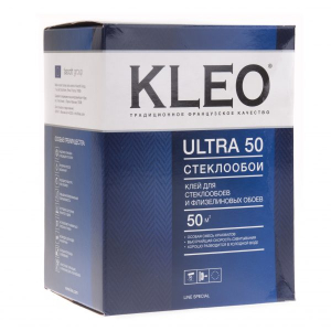 Клей обойный KLEO ULTRA 50 для стекл. и флиз. обоев 500гр