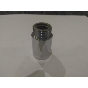 Удл.гайка 1/2" 30мм хром