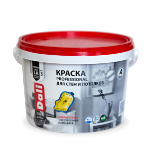 Краска акриловая DALI для стен и потолков 2,5л