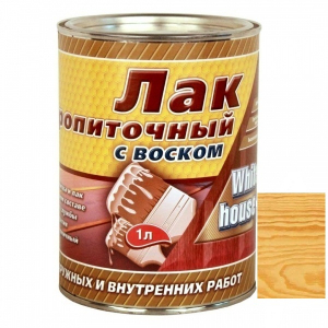 Лак пропиточный с воском White House 1л сосна