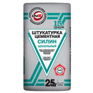 Штукатурка "Юнис-Силин" цоколь 25кг