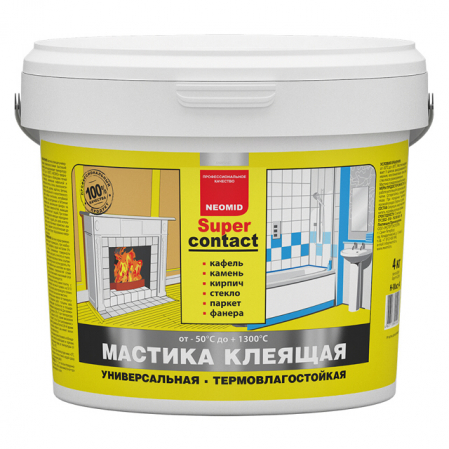 Мастика клеящая 4кг NEOMID