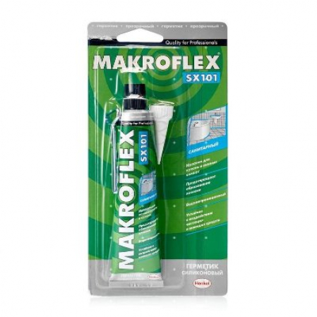 Герметик MAKROFLEX силикон прозрачный 85мл