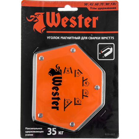 Уголок магнитный WMCT75 30/45/60/75/90/135 Wester