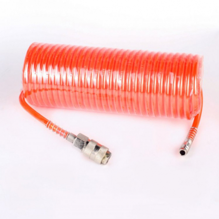Шланг спиральный 6х8 7,5м  PU8 с фитингами,шт