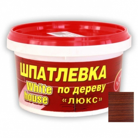 Шпатлевка по дереву White House 1кг махагон