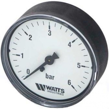 Манометр гориз. 50-1/4-6bar WATTS