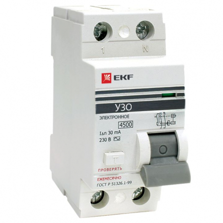 УЗО EKF  2Р 16А/30mA