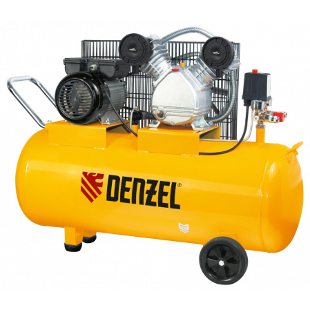 Компр-р DENZEL 2.2кВт 100л 370 л/мин