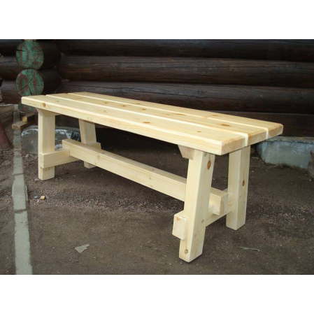 Лавка без спинки 1.5м 