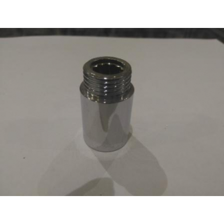 Удл.гайка 1/2" 30мм хром