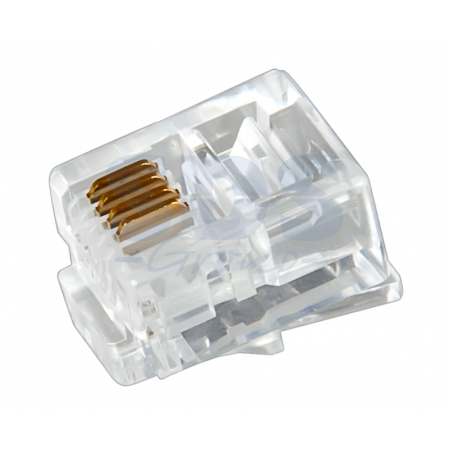 Джек 6Р-4С телефонный RJ-12