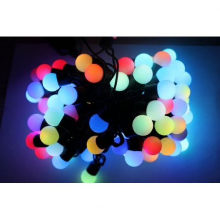 Эл. гирлянда 30 LED "Шарики матовые" 