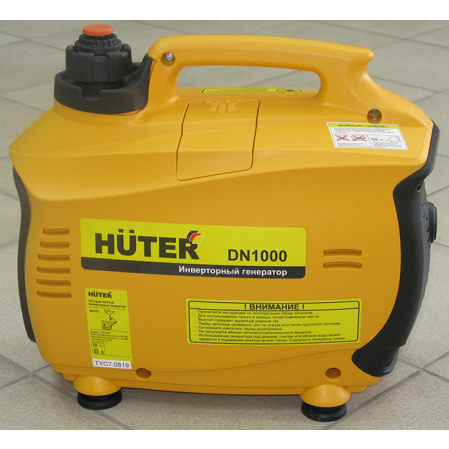 Генератор бенз. HUTER инвертор. 0.85кВ 1.6л 12кг