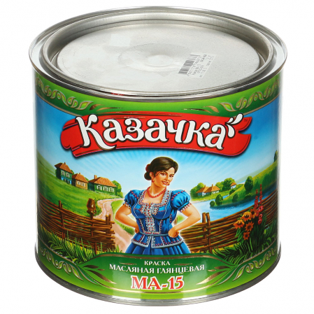 Краска МА-15 Казачка 1.9кг желтая