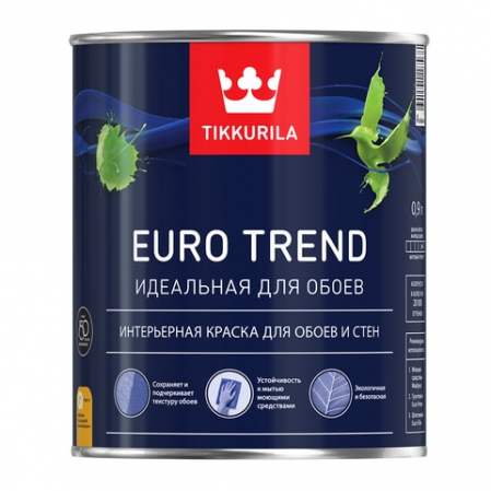 Краска Тиккурила EURO TREND 9л обои и стены