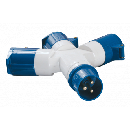 Силовой адаптер трехл. TS1013 2P+PE 16A 250В P44