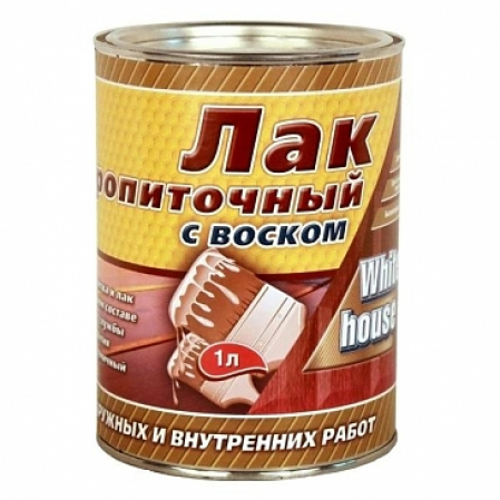 Лак пропиточный с воском White House 1л тик