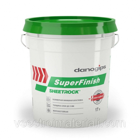 Шпатлевка "DANOGIPS SUPER FINISH" 10л/12кг