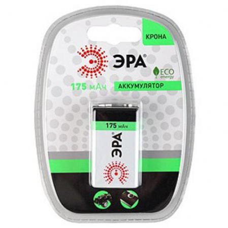 Батарейка ЭРА  9V-1BL 175mAh