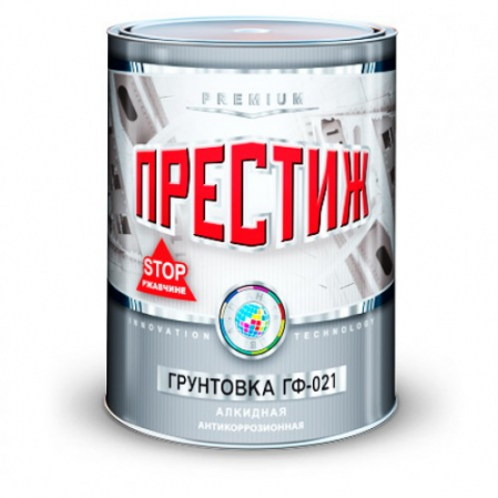 Грунт ГФ-021 ПРЕСТИЖ СЕРЫЙ 6кг
