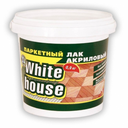 Лак акрил.паркетный White House 0.9кг