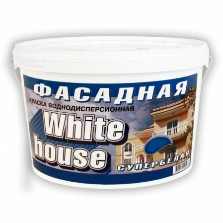 Краска в/д "White Hause" фасадная 1,5кг