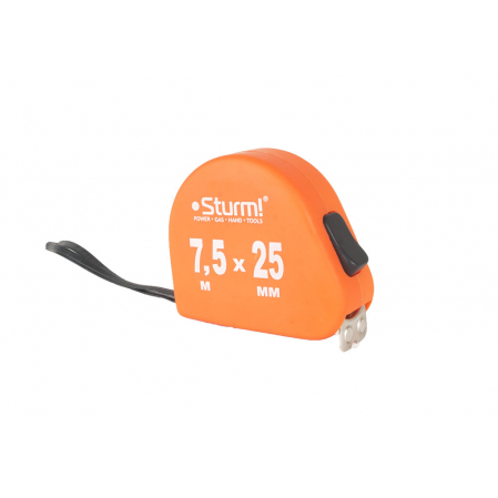 Рулетка STURM 7.5м*25мм Soft Touch