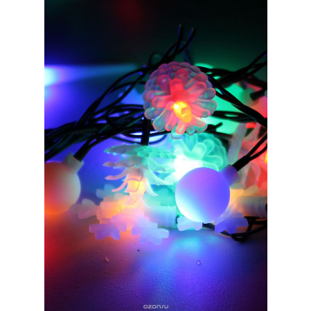 Эл. гирлянда 30 LED "Шишки" 