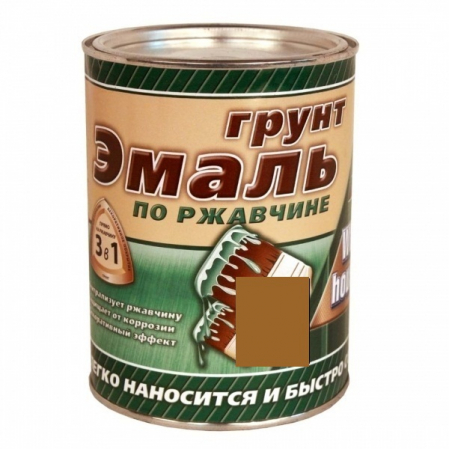 Эмаль-грунт 3в1 White Hause шоколадная 1,9кг