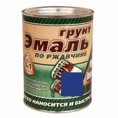 Эмаль-грунт 3в1 White Hause синяя 1,9кг