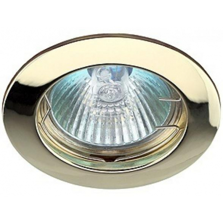 Светильник KL1 GD ЭРА литой прост. MR16, 12V 50W золот